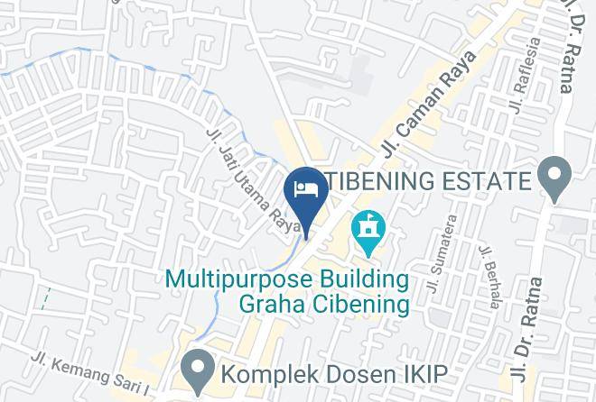 Kota Bekasi - Grand Caman Hotel Jatibening Bekasi Maps