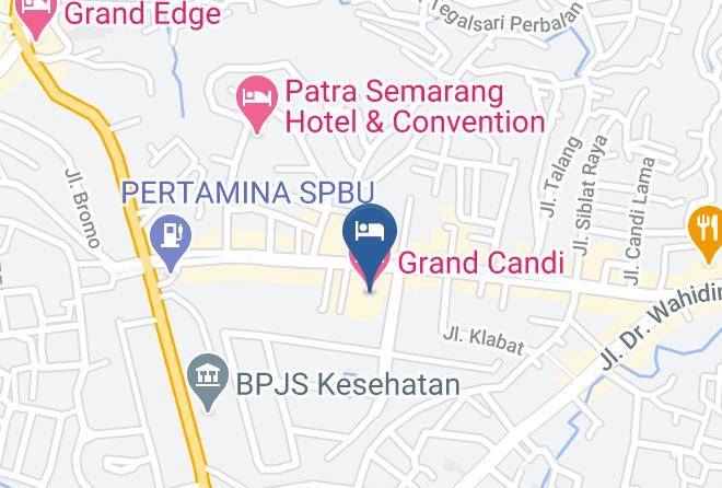 Kota Semarang - Grand Candi Hotel Maps