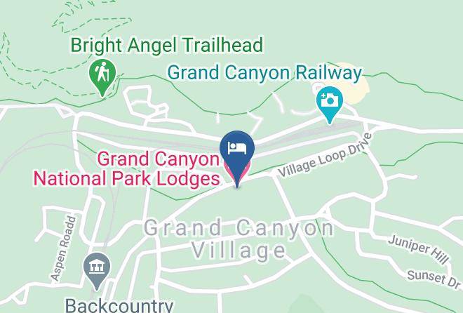 Coconino - Grand Canyon National Park Lodges Maps