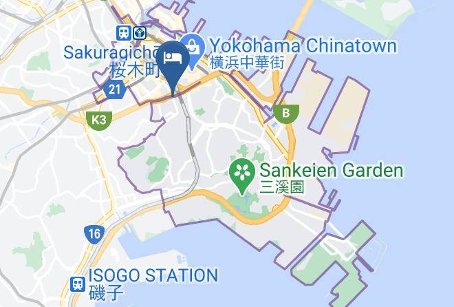 Yokohama City Naka Ward - Grand Cave Yokohama Maps