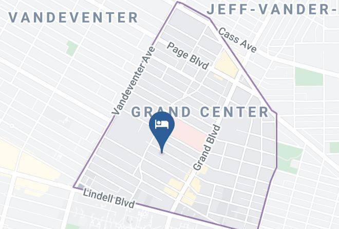 St Louis City - Grand Center Inn Maps