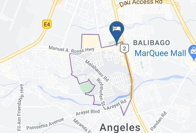 Pampanga - Grand Central Hotel Angeles Maps