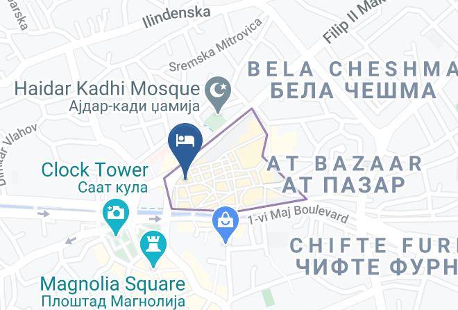 Bitola - Grand Central Hotel Maps