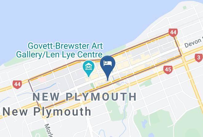 New Plymouth - Distinction New Plymouth Hotel & Conference Centre Maps
