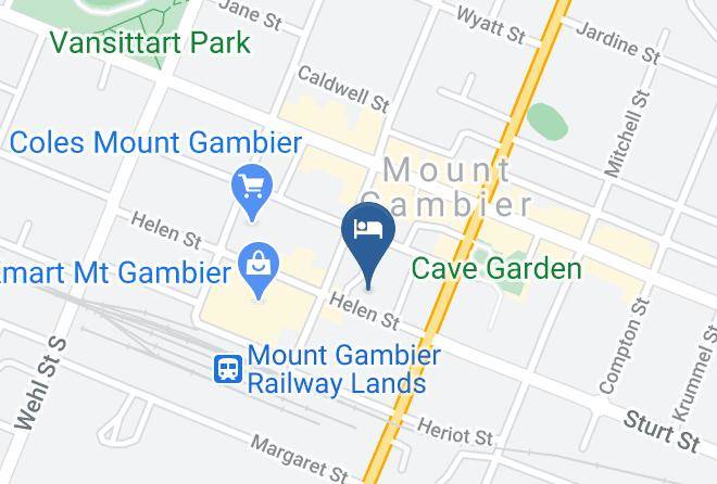 Mount Gambier - Grand Central Motel Maps
