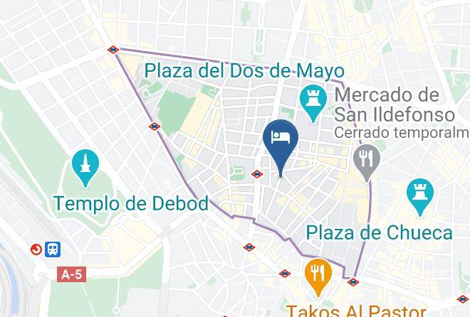 Madrid - Grand Central Suites Maps