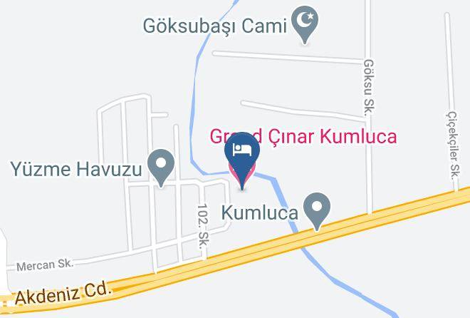 Kumluca - Grand Cinar Kumluca Maps
