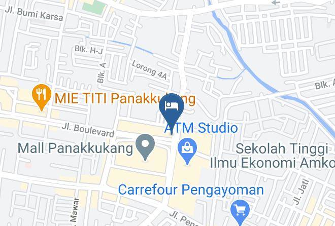 Makassar - Grand Citihub Hotel Panakkukang Maps