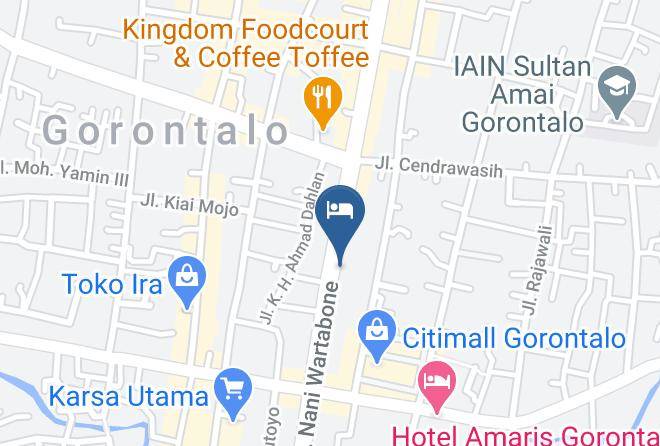 Kota Gorontalo - Grand City Hotel Maps