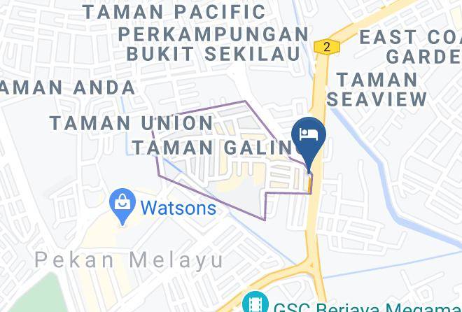Kuantan District - Grand City Hotel Maps