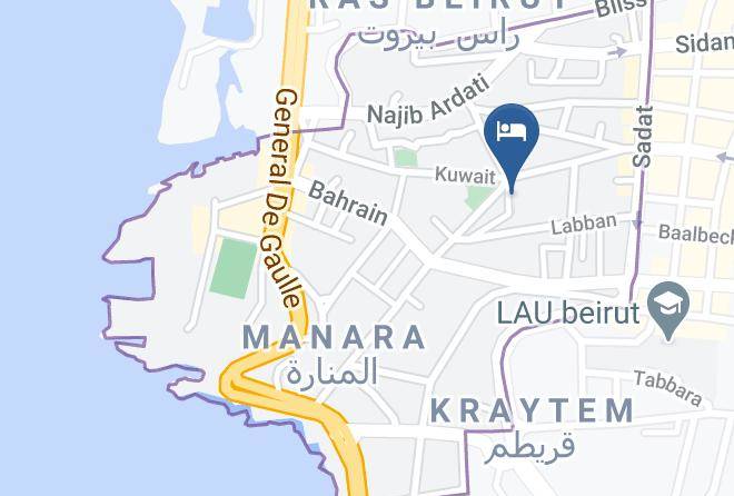 Beyrouth - Grand Concerto Hotel Maps