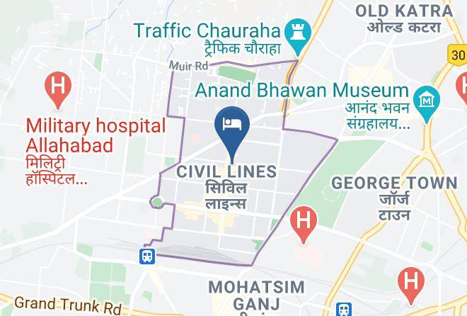Allahabad - Grand Continental Hotel Maps