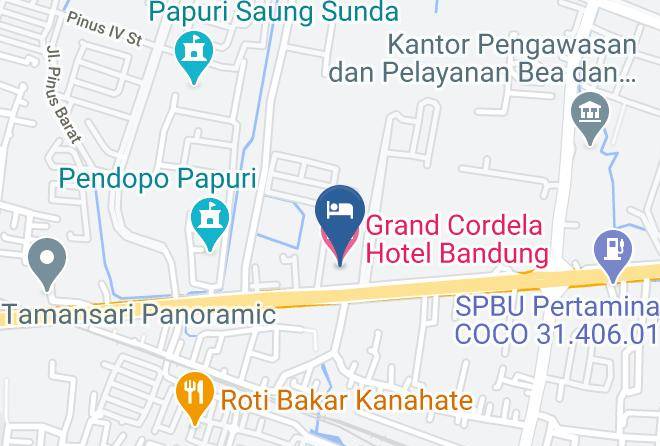 Bandung - Grand Cordela Hotel Bandung Maps