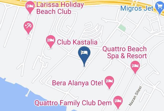 Konakli - Grand Cortez Resort Hotel Maps