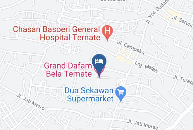 Grand Dafam Bela Ternate Map