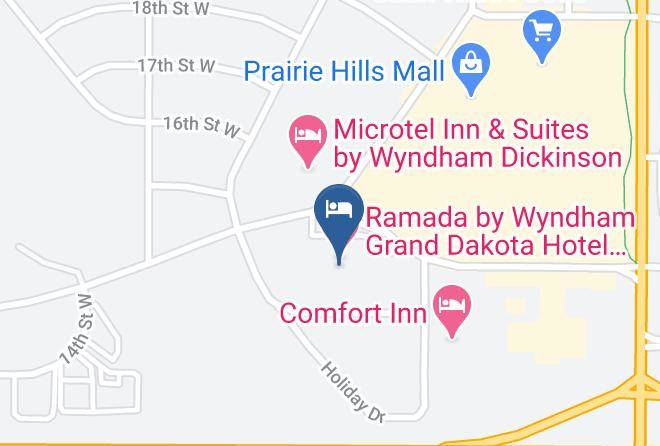 Roosevelt Grand Dakota Surestay Collection By Best Western Map