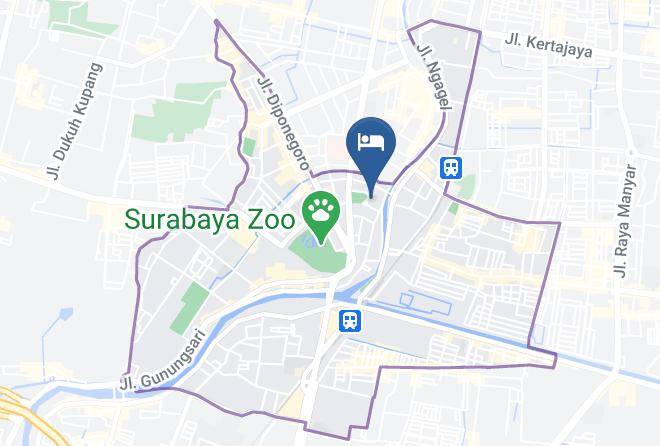 Kota Surabaya - Grand Darmo Suite Maps
