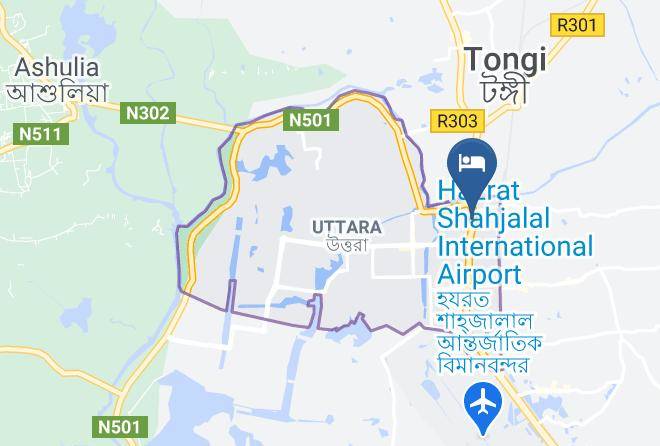 Dhaka - Grand Dhaka Hotel Maps