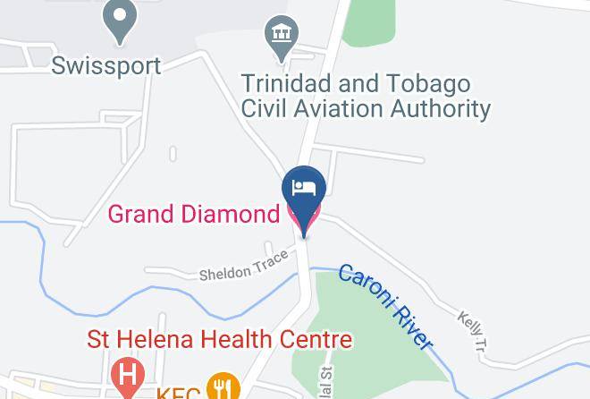 Tunapuna - Grand Diamond Hotel Maps
