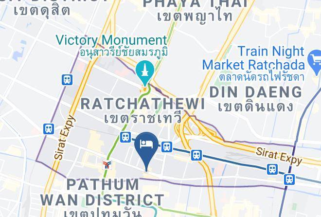 Ratchathewi - Grand Diamond Suites Hotel Maps