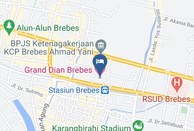 Brebes Regency - Grand Dian Brebes Maps