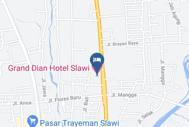Tegal Regency - Grand Dian Hotel Slawi Maps