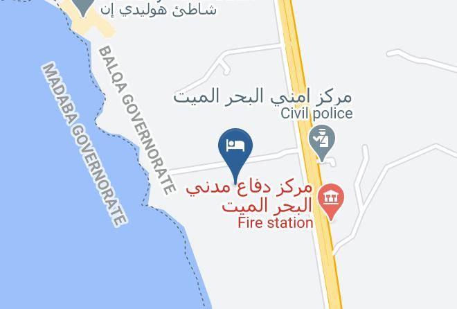 Al Shunah Janubiyah - Grand East Hotel Resort & Spa Dead Sea Maps