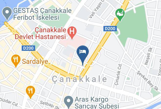 Canakkale Ismet Pasa - Kiraz Pansiyon Maps