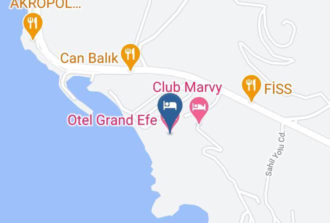 Menderes - Otel Grand Efe Maps