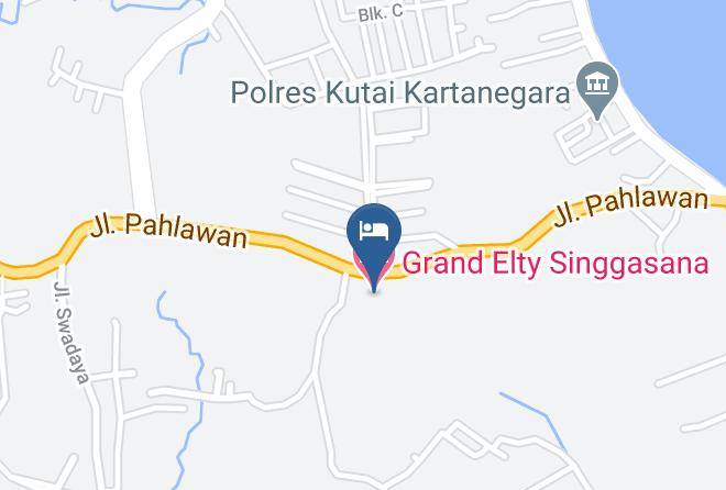 Kutai Kartanegara - Grand Elty Singgasana Hotel Maps