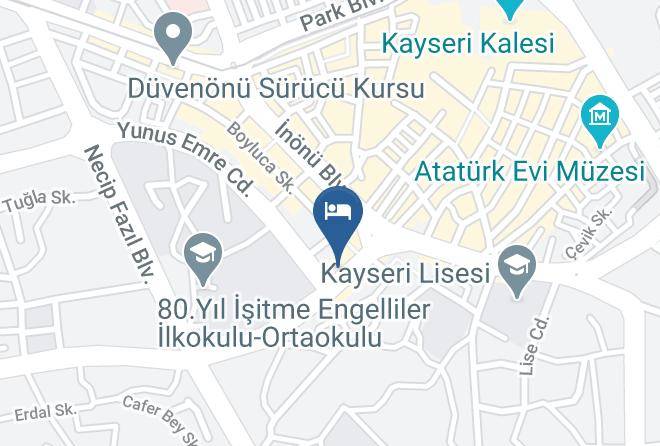 Melikgazi - The Garden Otel Maps