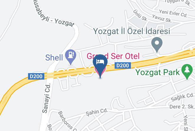 Yozgat Seyh Osman - Grand Ser Otel Maps