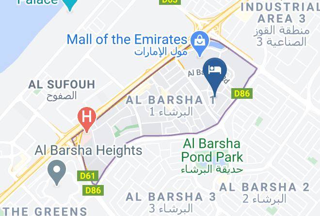 Dubai - Grand Excelsior Hotel Al Barsha Maps