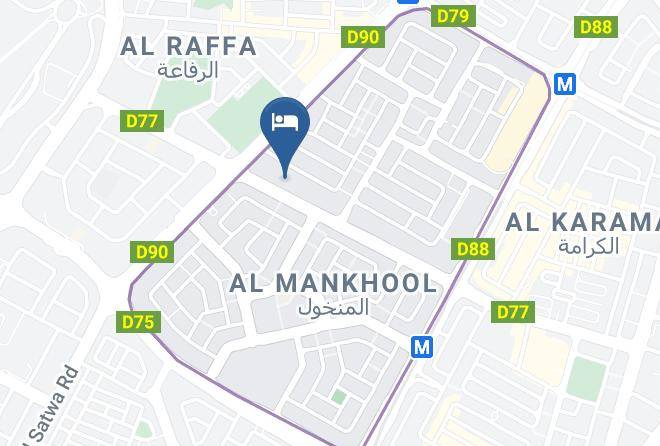 Dubai - Grand Excelsior Hotel Bur Dubai Maps