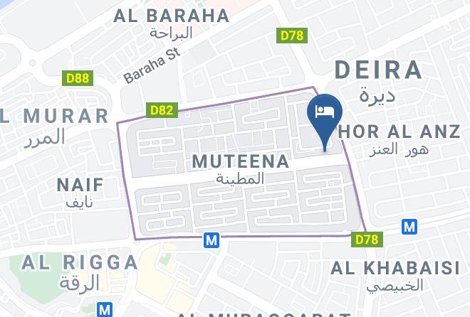 Dubai - Grand Excelsior Hotel Deira Maps