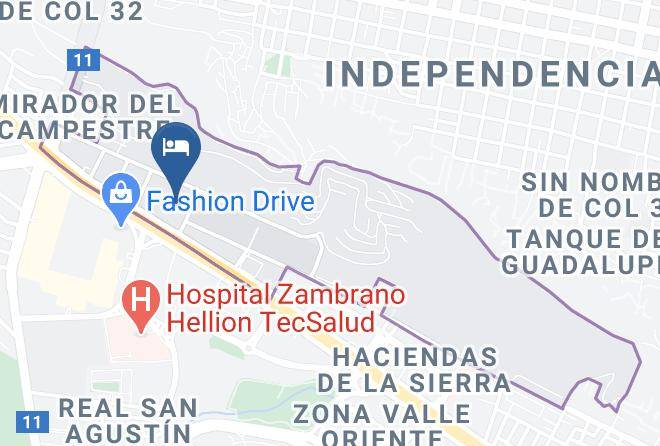 San Pedro Garza Garcia - Grand Fiesta Americana Monterrey Valle Maps