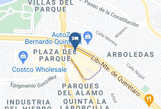 Santiago De Queretaro - Grand Fiesta Americana Queretaro Maps