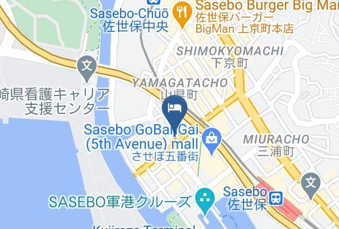 Sasebo City - Grand First Inn Sasebo Maps