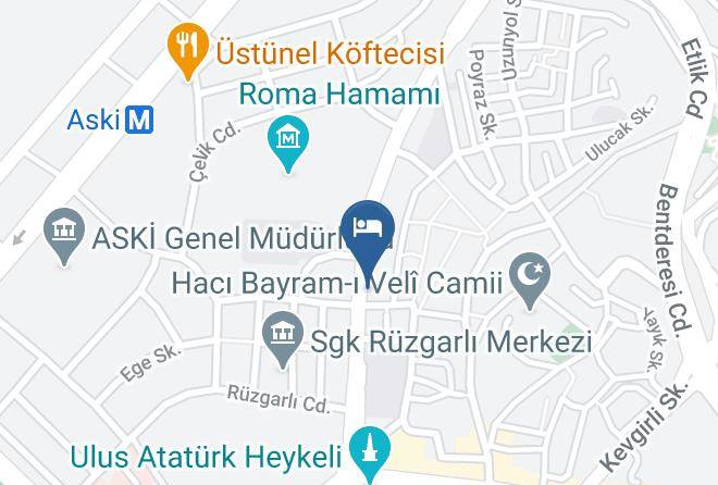 Royal Carine Hotel Ankara Map