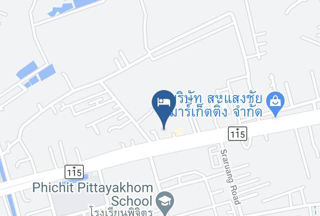 Grand Flower Hotel Map - Phichit - Amphoe Mueang Phichit