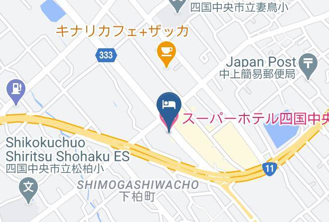 Shikokuchuo City - Grand Foret Hotel Maps