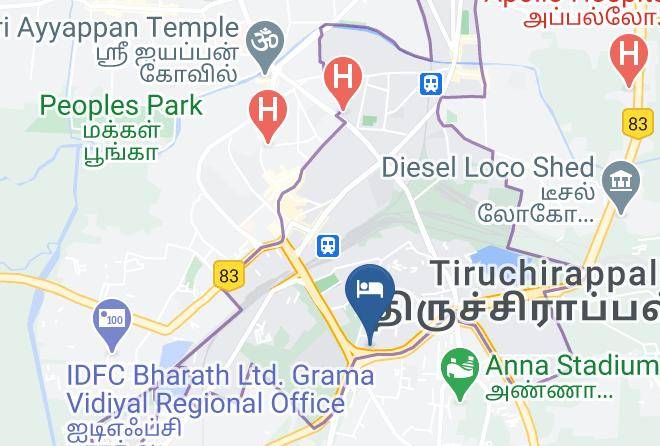 Tiruchirappalli - Grand Gardenia Hotel Maps