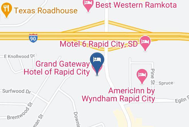 Pennington - Grand Gateway Hotel Of Rapid City Maps