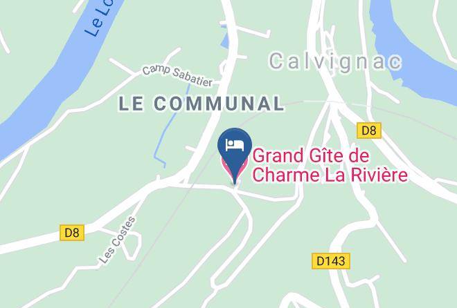 Lot - Grand Gite De Charme La Riviere Maps