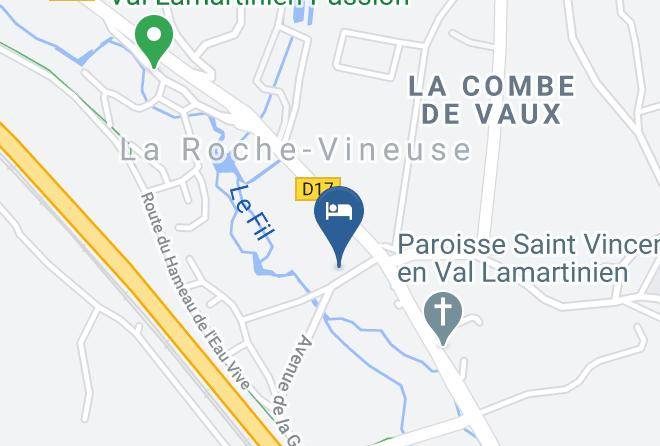 Saone Et Loire - Grand Gite De La Roche Bleue Maps