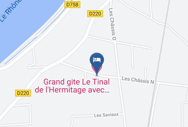 Drome - Grand Gite Le Tinal De L'hermitage Avec Piscine Et Roulottes Maps