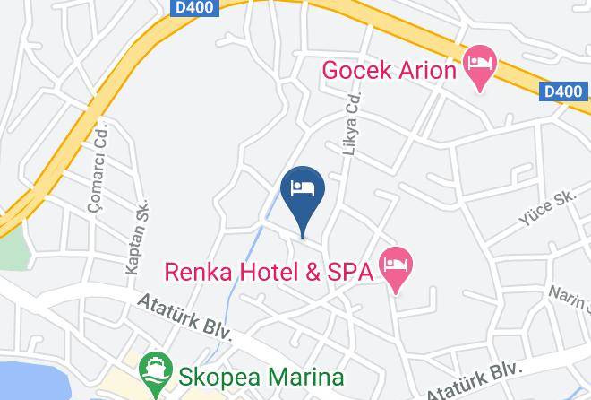 Fethiye - Grand Gocek Hotel Maps