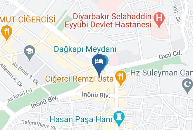 Yenisehir - Grand Guler Hotel Maps