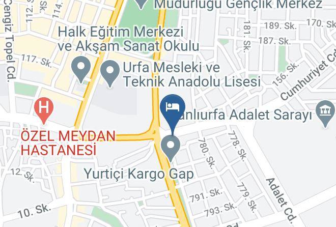 Haliliye - Grand Gulizar Otel Maps