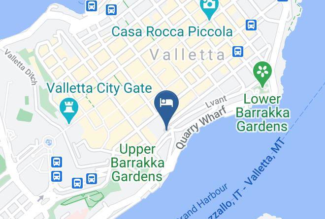 Valletta - Grand Harbour Hotel Maps